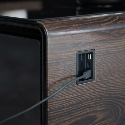 LED 대기 조명 및 USB 충전기와 함께 스마트 커피 테이블 다른 냉장 장치 유형