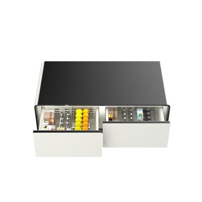 터치 컨트롤 스크린 LED 조명과 135L 용량으로 현대 스테인레스 스틸 스마트 커피 테이블