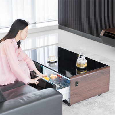 직접 냉각 냉장형 스마트 거실용 맞춤형 현대 냉장고 테이블